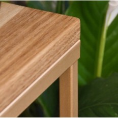 Moderne bloembed loft gouden houten tafel 109 / k-12-4K-75ZD