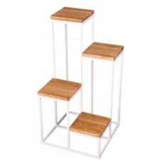 Moderne blomsterbed Loft Hvit Trebord Topp 049 / K-12-4K-75CD