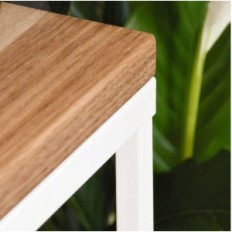 Modernes Blumenbett Loft weißes Holztisch-Top 049 / k-12-4K-75CD