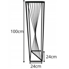 Modern flowerbed Loft Black Wing 12 302 / K-12-1P-100C