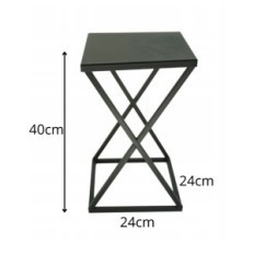 Moderne blomsterbed Loft Black Xena 250 / K-12-1P-40C