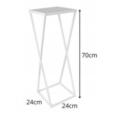 Loft de flores moderno branco Xena 242 / K-12-1P-70B