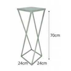 Broca de prata de loft de flores modernas 12 29 / k-12-1p-70