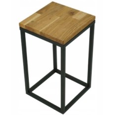 Moderne bloembed loft zwart houten tafelblad 165 / k-16-1P-100CD