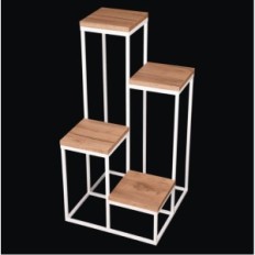 Modern flowerbed Loft White Blatable SIMPLE 029 / K-12-4K-75BB