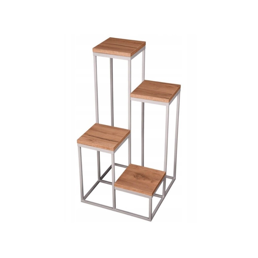 Modernes Blumenbett Loft Silber einfach 089 / k-12-4k-75SB