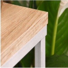 Modernes Blumenbett Loft Silber einfach 089 / k-12-4k-75SB