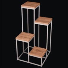 Modern Flowerbed Loft Silver Simple 089 / K-12-4K-75SB