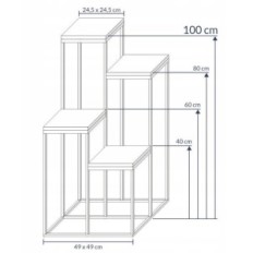 Modern Florbed Loft Branco Blatable Simples 030 / K-12-4K-100BB