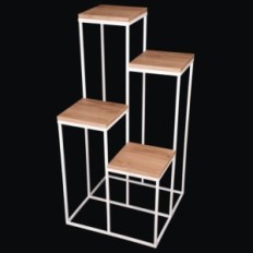 Moderne Bloembed Loft Witte Blotable Simple 030 / K-12-4K-100BB