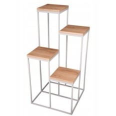 Moderni kukkablofi loft hopea räikeä yksinkertainen 090 / k-12-4k-100sb