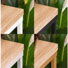 Modern Flowerbed Loft Zilver Blotable Simple 090 / K-12-4K-100SB