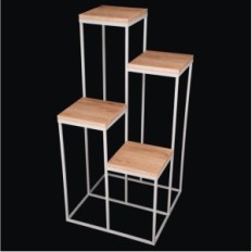 Modernus gėlių lova Loft Silver Blatable Simple 090 / K-12-4K-100SB