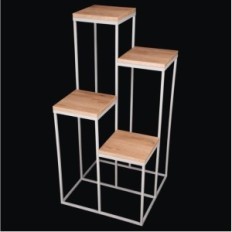 Moderni kukkablofi loft hopea räikeä yksinkertainen 090 / k-12-4k-100sb