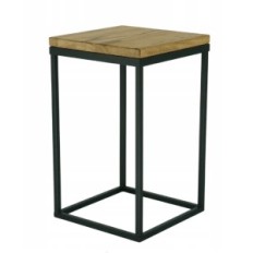 Moderný kvetinový podkrovný Loft Black Tabuľka Jednoduché 041 / K-12-1P-40CD