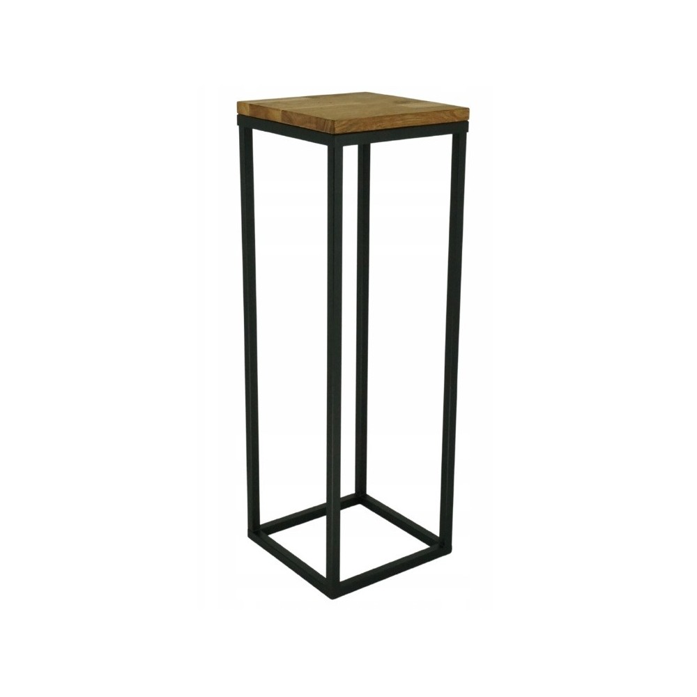 Moderne blomsterbed loft svart trebord 16 / k-16-1p-70cd