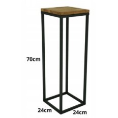 Modern flowerbed Loft Black Wooden Table 16 / K-16-1P-70CD