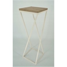 Modern flowerbed Loft White Drill 12 282 / K-12-1P-70BB