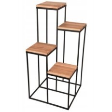 Modern Flowerbed Loft Zwart Houten Tafel 050 / K-12-4K-100CD