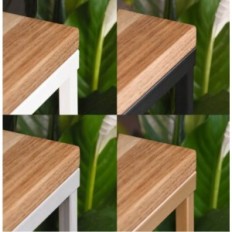 Piano da tavolo in legno nero a bottiglia da aiuola moderno 050 / K-12-4K-100CD