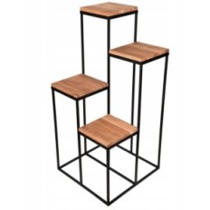 Modern Flowerbed Loft Zwart Houten Tafel 050 / K-12-4K-100CD