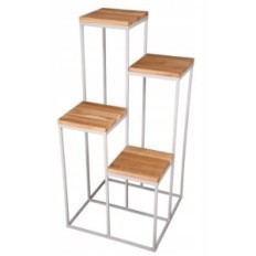 Table de table en bois en bois d'argent moderne en bois de lioft 080 / K-12-4K-100SD