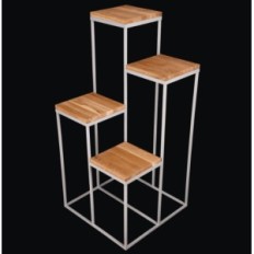 Moderna flor de flores prata Table Top 080 / K-12-4K-100SD