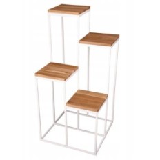 Botte en bois blanc de bois de fleurs modernes 020 / K-12-4K-100BD