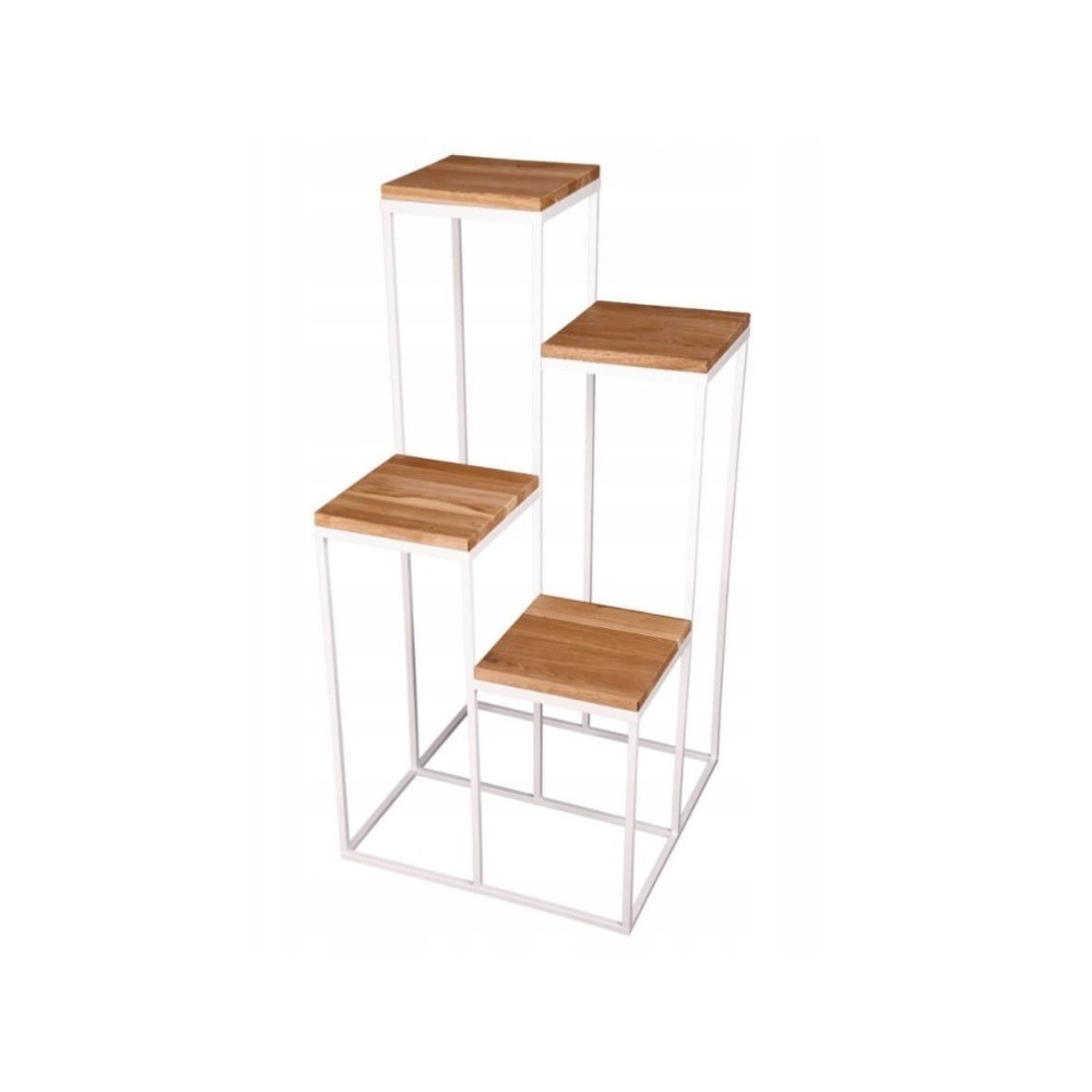 Modern flowerbed Loft White Wooden Boot 020 / K-12-4K-100BD