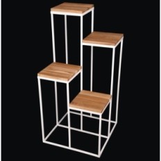 Moderne blomsterbed loft hvit tre støvel 020 / k-12-4k-100bd