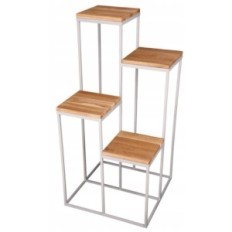 Modernus gėlių loftuotas Loft Golden Medinis stalas Top 110 / K-12-4K-100ZD