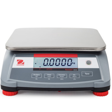 Profesionali pramoninė lentelė su Ranger 3000 15kg / 0.5g baterija - OHAUS R31p15