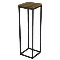 Moderne blomsterbed hems sort træbord 60 / K-16-1P-80CD