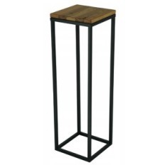 Modern Blomsterbädd Loft Svart Träbord 60 / K-16-1P-80cd