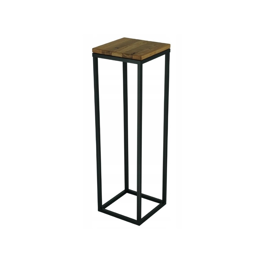 Loft moderne Loft Bois Noir Table 60 / K-16-1P-80CD