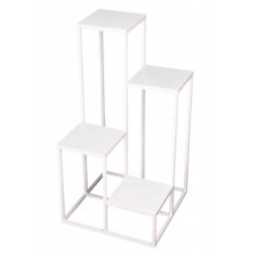 Moderné kvetinové loft biele jednoduché 12 009 / K-12-4K-75b