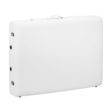 BALANCE träfällbart massagebord 2-segment 190x70 cm vitt