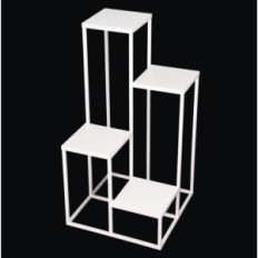 Moderno de macizo de flores blancos simples 12 009 / k-12-4k-75b