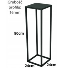 Modern Flowerbed Loft Black Simple 16 154 / K-16-1P-80C