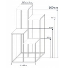 Moderna cvjetna potkrovlje crna jednostavno 12 040 / K-12-4k-100c