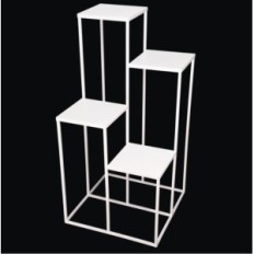 Modern flowerbed Loft White Simple 12 010 / K-12-4K-100B