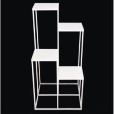 Modern flowerbed Loft White Simple 12 010 / K-12-4K-100B