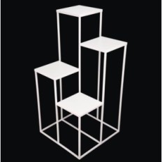 Modernā puķu dobes balta vienkārša 12 010 / K-12-4K-100B