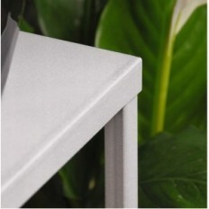 Moderne bloembed loft zilver eenvoudig 12 070 / K-12-4K-100S