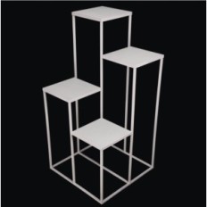 Moderne bloembed loft zilver eenvoudig 12 070 / K-12-4K-100S