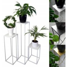 Modern Flowerbed Loft White Simple 005 / K-12-1P-100B