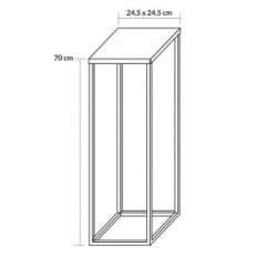 Moderni cvjetni loft Gold Jednostavno 093 / K-12-1p-70Z