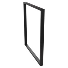 Perna Simple-6x2 para Tabela de Metal Preto de Metal de 60x72cm.