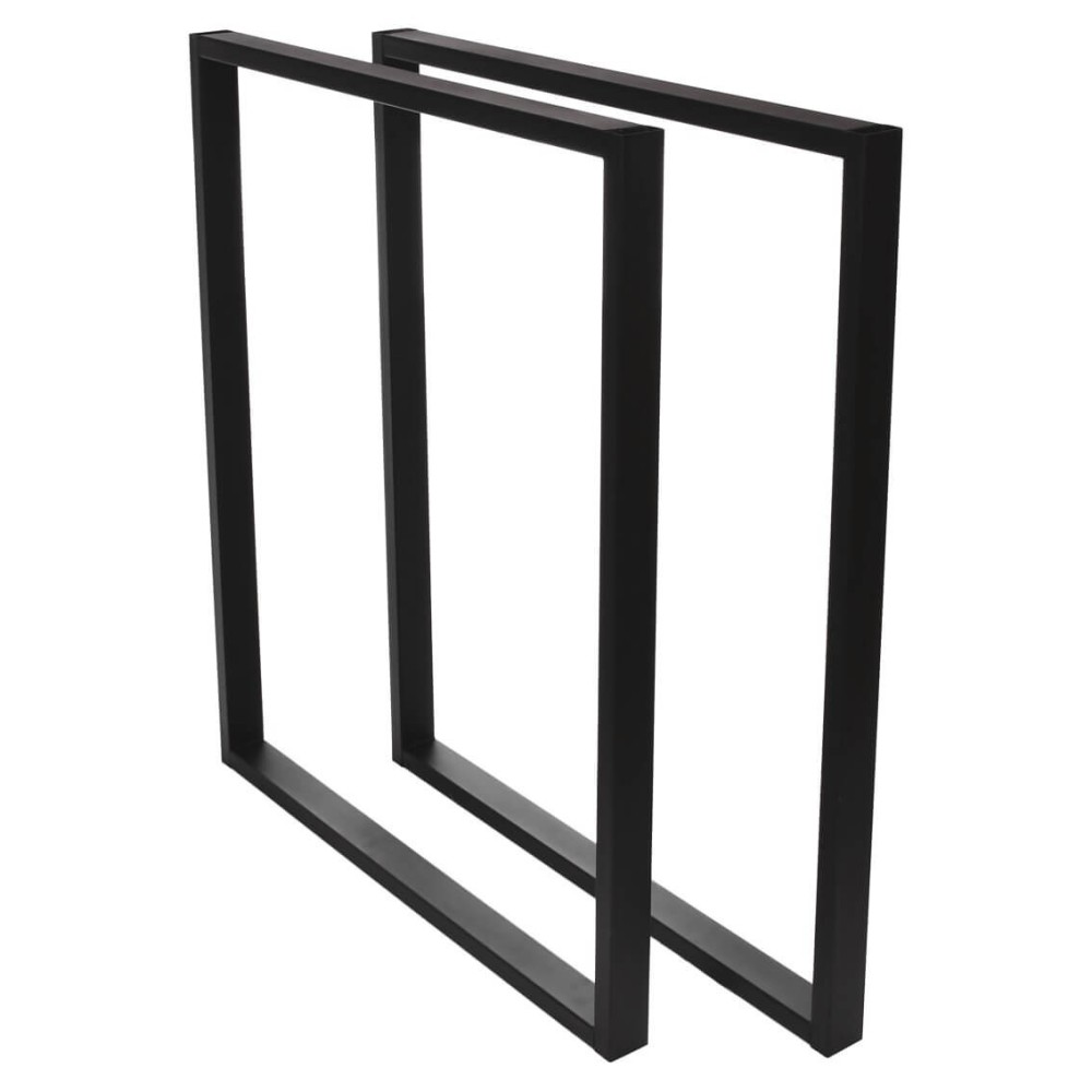 SIMPLE-4X2 Legs to the 40x72cm table metal black x2 pcs.