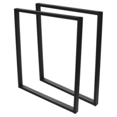 Simple-4x2 poten aan de 40x72cm tafel metalen zwarte X2-pc's.